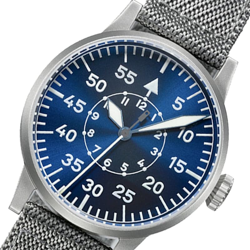 ラコ(Laco) パイロットウォッチ Laco24系 自動巻 パーダーボルン ブラウシュトゥンデ 862082 腕時計