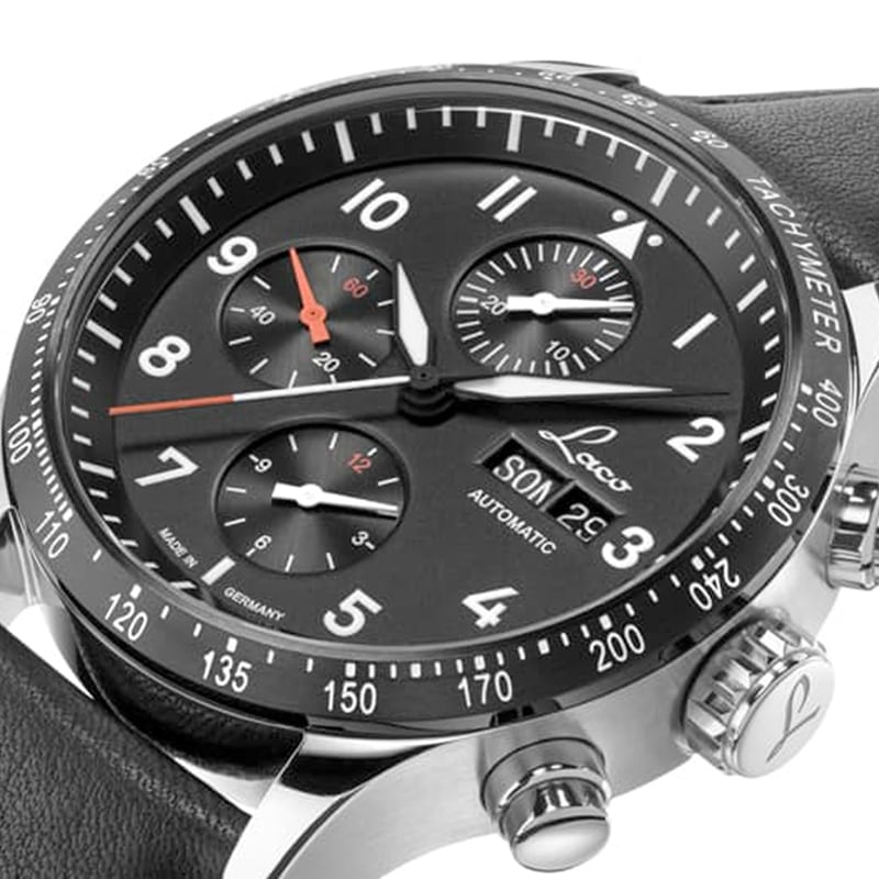 ラコ(Laco) クロノグラフウォッチ Laco50系 自動巻き Hockenheim(ホッケンハイム)862089 腕時計