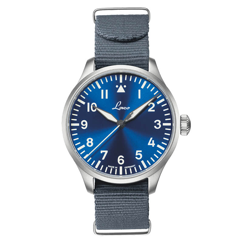 ラコ(Laco) パイロットウォッチ Laco21系 自動巻 アウクスブルク39 ブラウシュトゥンデ 862102 腕時計