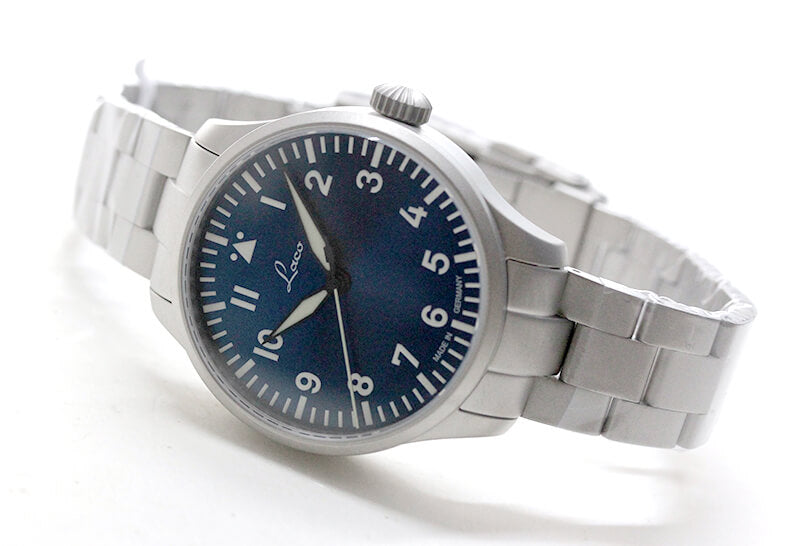 ラコ(Laco) パイロットウォッチ Laco2S自動巻 アウクスブルク39 ブラウシュトゥンデ 862102.MB 腕時計