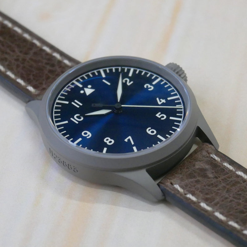 ラコ(Laco) 創業100周年記念モデル フリーガー シュトゥットガルト プロ 日本限定25本 手巻き式 腕時計 862141LBL