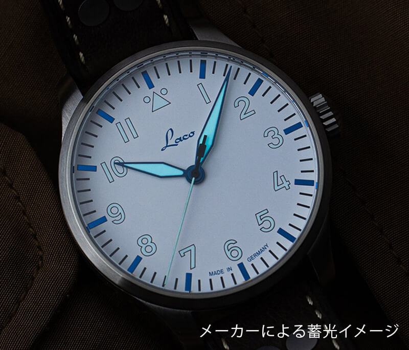 Laco ラコ PILOT Augsburg42 Polar(パイロット アウクスブルク42 ポーラー ) 自動巻き 腕時計 862156
