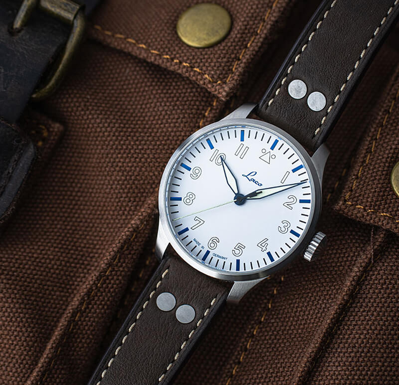 Laco ラコ PILOT Augsburg42 Polar(パイロット アウクスブルク42 ポーラー ) 自動巻き 腕時計 862156