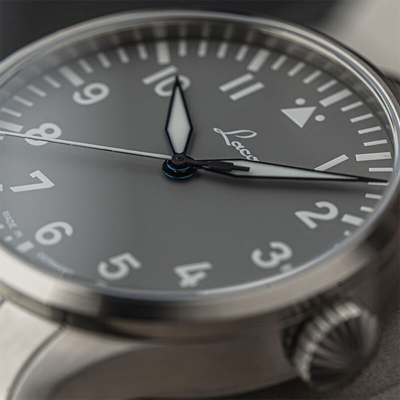 Laco (ラコ) パイロット アウクスブルク42 グラウ 自動巻き グレー 42mm 腕時計 862158.MB