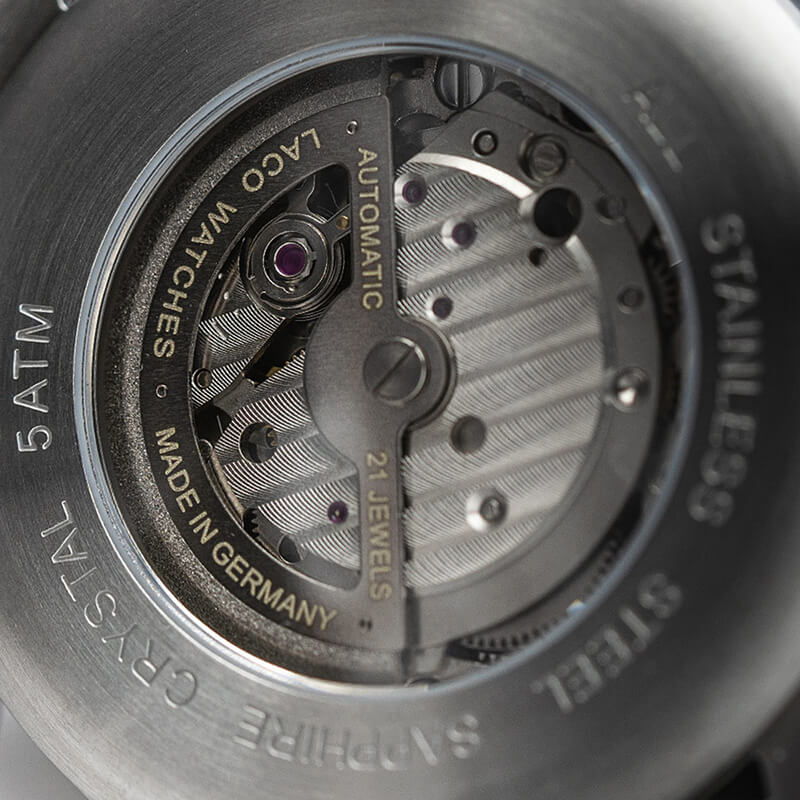 Laco (ラコ) パイロット アーヘン42 グラウ 自動巻き グレー 42mm 腕時計 862159.MB