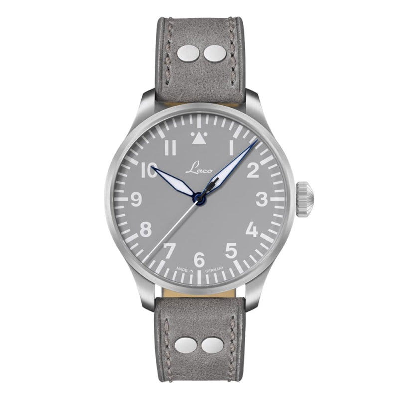 Laco (ラコ) パイロット アウクスブルク39 グラウ 自動巻き グレー 39mm 腕時計 862161