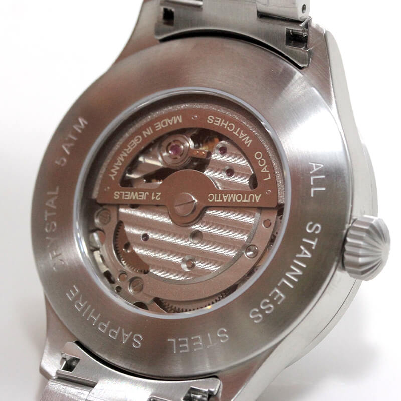 Laco (ラコ) パイロット アウクスブルク39 グラウ 自動巻き グレー 39mm 腕時計 862161.MB