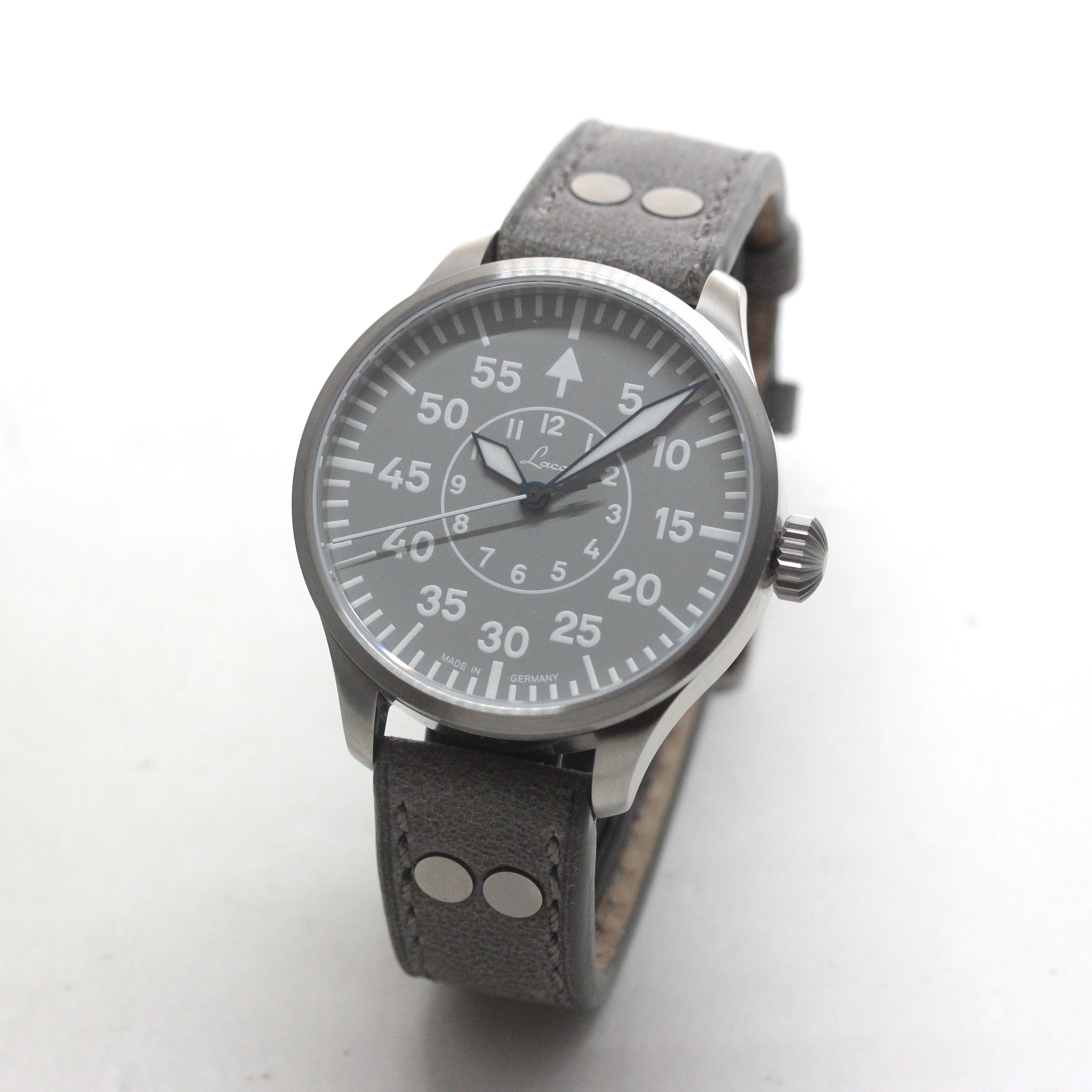 Laco (ラコ) パイロット アーヘン39 グラウ 自動巻き グレー 39mm
