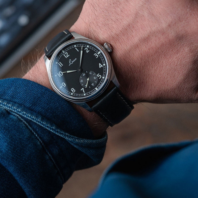 ラコ ネイビーウォッチ NAVY Bremerhaven 39 (ネイビー ブレーマーハーフェン 39) Laco261手巻き式 腕時計 862169