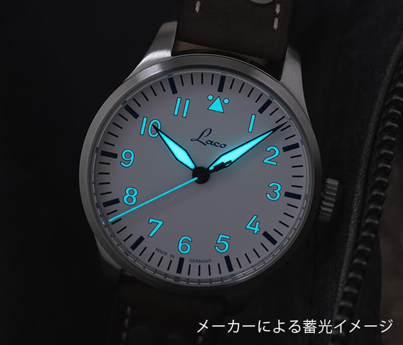 ラコ(Laco) パイロット アウクスブルク39 ポーラー 自動巻き 世界250本限定 腕時計 862183