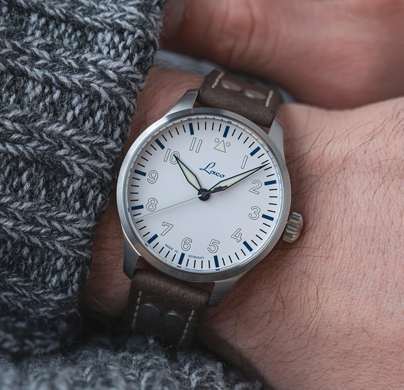 ラコ(Laco) パイロット アウクスブルク39 ポーラー 自動巻き 世界250本限定 腕時計 862183