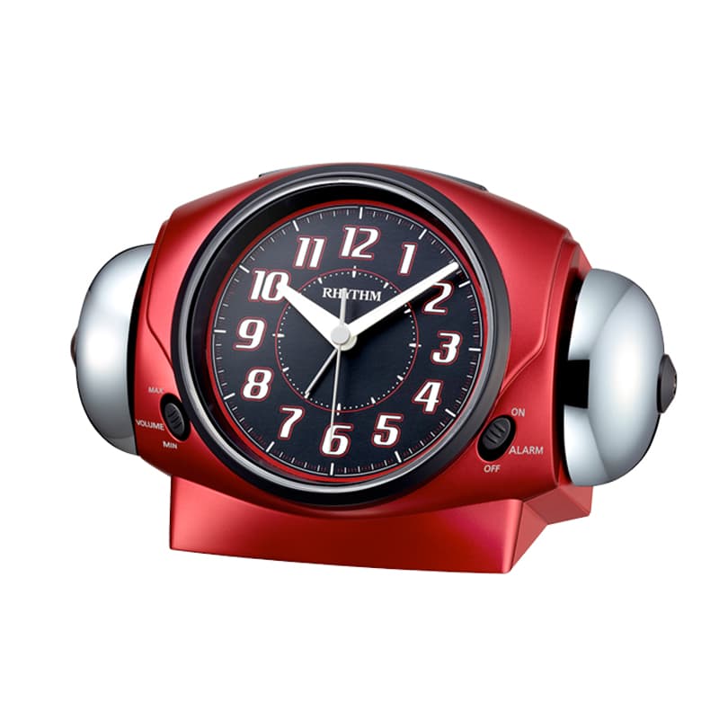 RHYTHM リズム 大音量アラーム 目覚まし時計 バトルパワー646