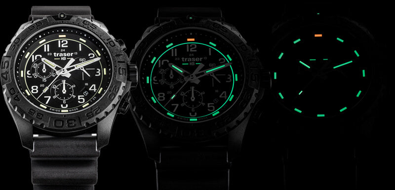 トレーサー/TRASER/OUTDOOR PIONEER(アウトドア パイオニア) P96 OdP Evolution クロノグラフ ブラック 腕時計