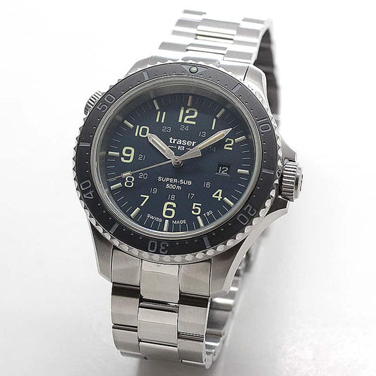 トレーサー/TRASER P67 Super Sub 腕時計 50気圧防水 ダイバーズウォッチ ブルー 9031590