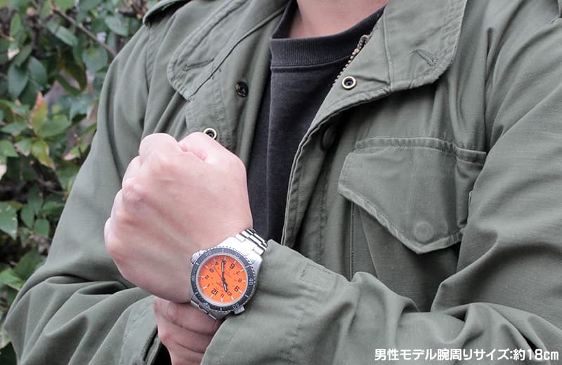 トレーサー/TRASER P67 Super Sub 腕時計 50気圧防水 ダイバーズウォッチ オレンジ 9031592