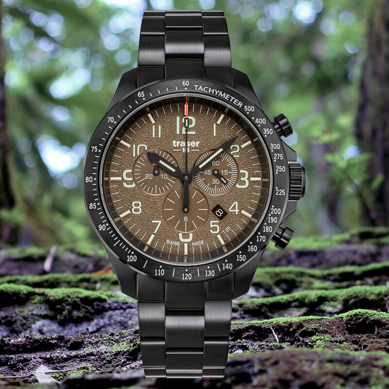 トレーサー/TRASER P67 Officer Pro Chrono(オフィサープロクロノ) 腕時計 カーキ 9031594