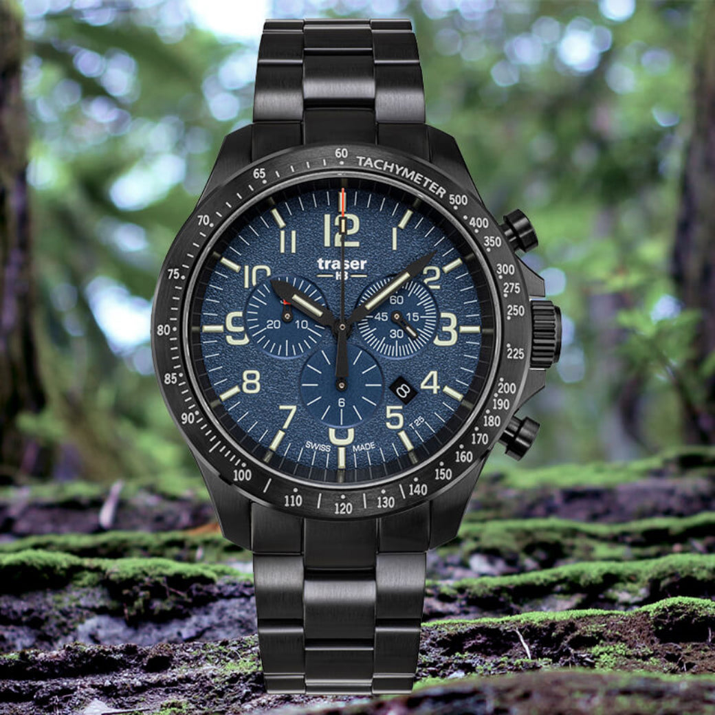 トレーサー/TRASER P67 Officer Pro Chrono(オフィサープロクロノ) 腕時計 ブルー 9031595