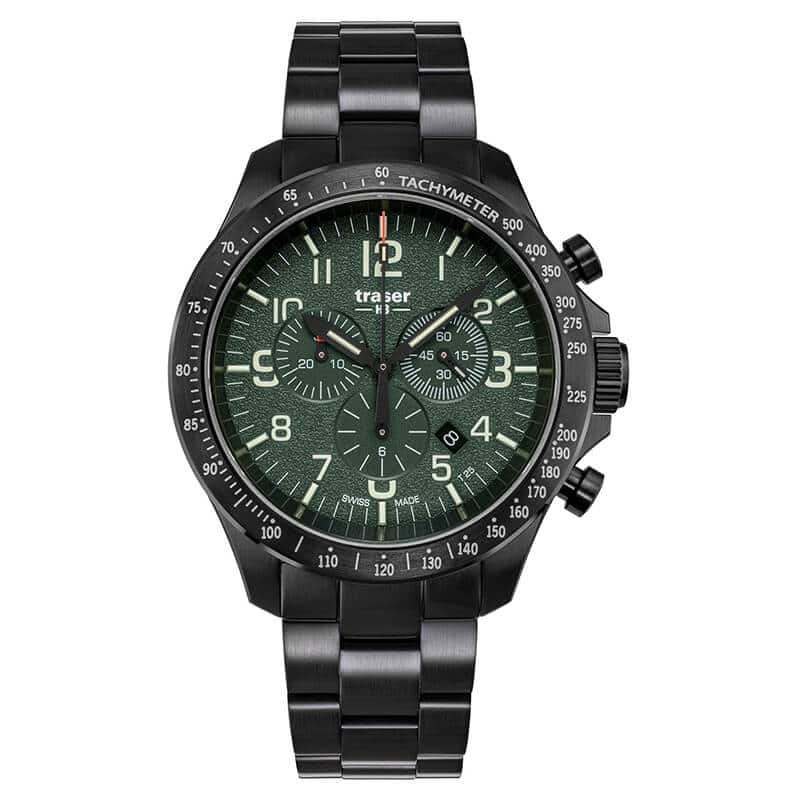 トレーサー/TRASER P67 Officer Pro Chrono(オフィサープロクロノ) 腕時計 グリーン 9031596