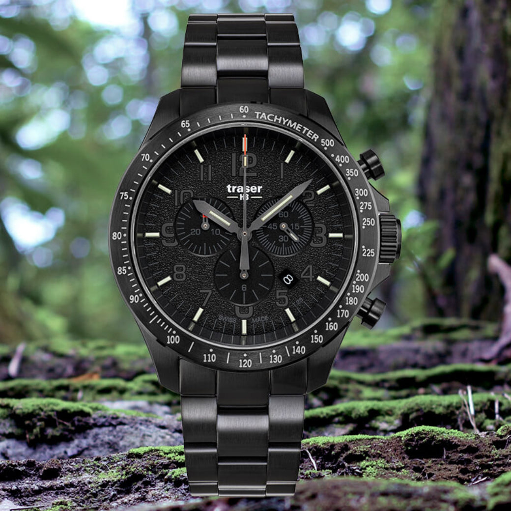 トレーサー/TRASER P67 Officer Pro Chrono(オフィサープロクロノ) 腕時計 ブラック 9031597