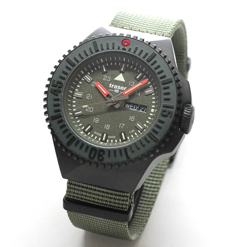 traser(トレーサー) P69 Black Stealth(ブラックステルス) グリーン 9031600 腕時計