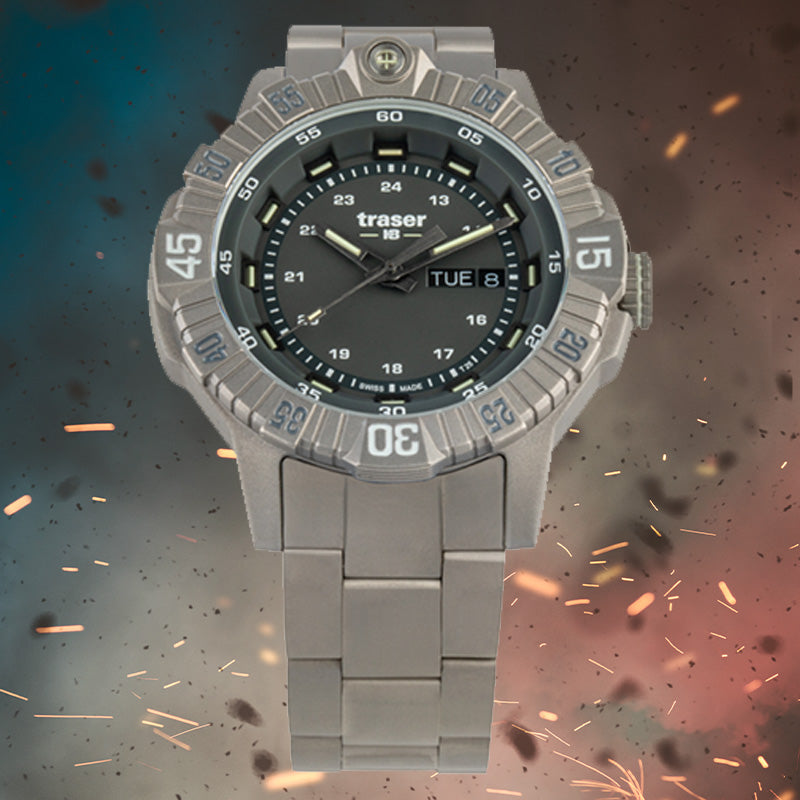 traser(トレーサー) P99 T Tactical(タクティカル) チタン 腕時計 グレー 9031613