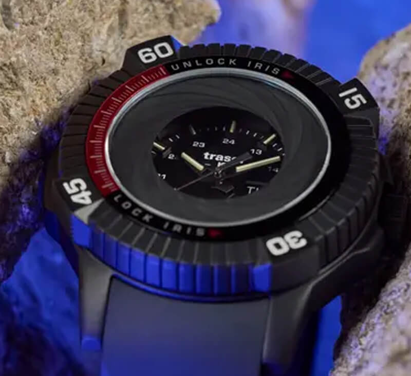 traser(トレーサー)P99 Iris Tactical(アイリス タクティカル) 世界300個限定 クォーツ 腕時計 ブラックラバーベルト