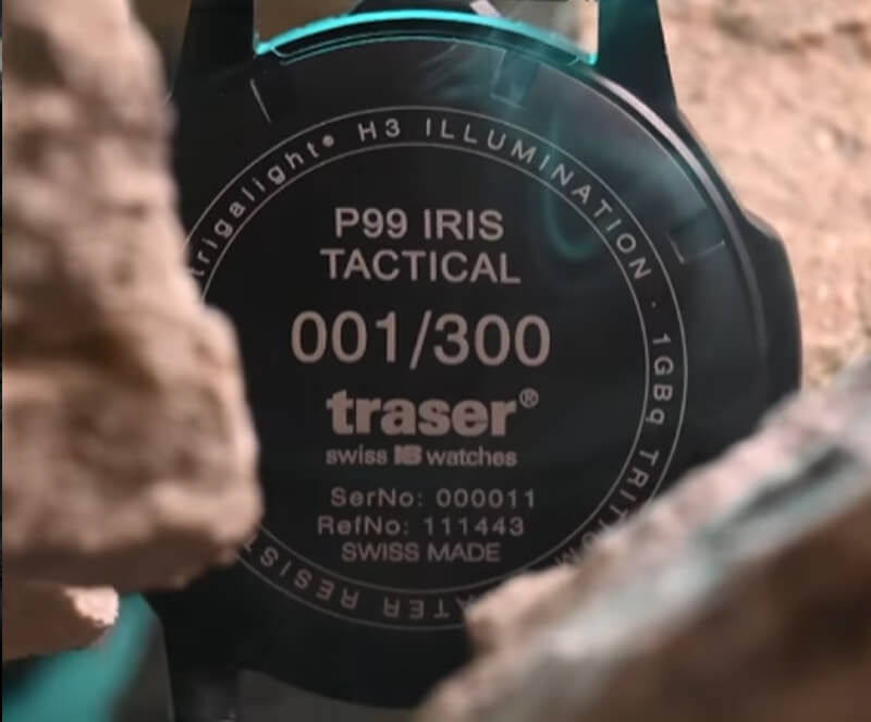 traser(トレーサー)P99 Iris Tactical(アイリス タクティカル) 世界300個限定 クォーツ 腕時計 ブラックNATOベルト