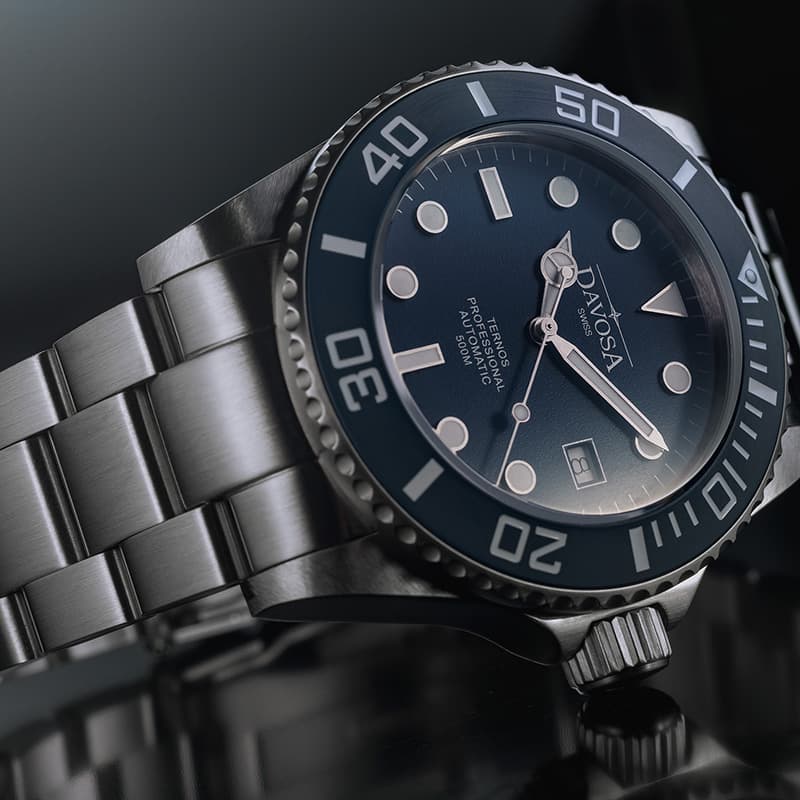 DAVOSA(ダボサ) Ternos Pro マットスーツ(テルノス プロ)/自動巻き/世界限定500本/メンズ/ 161.582.45 腕時計 ブルー