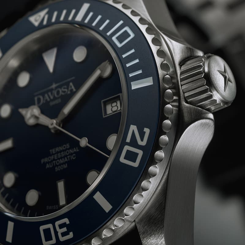 DAVOSA(ダボサ) Ternos Pro マットスーツ(テルノス プロ)/自動巻き/世界限定500本/メンズ/ 161.582.45 腕時計 ブルー