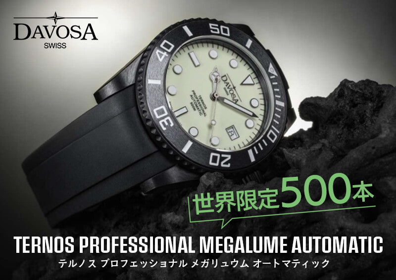 DAVOSA(ダボサ) Ternos Professional Megalume(テルノス プロフェッショナル メガリュウム/自動巻き/メンズ/ 161.583.10 腕時計 世界限定500本