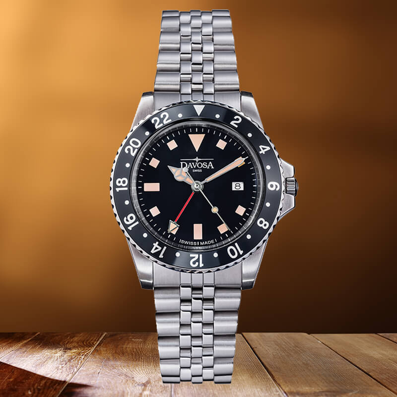 DAVOSA(ダボサ) Vintage Diver(ヴィンテージ ダイバー)/クォーツ/メンズ/腕時計 163.500.50