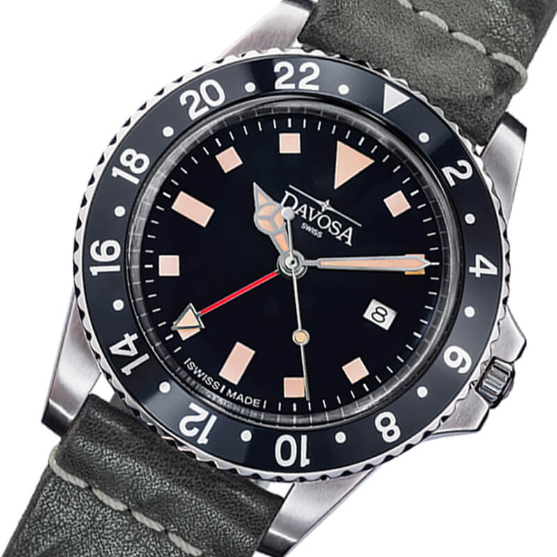 DAVOSA(ダボサ) Vintage Diver(ヴィンテージ ダイバー)/クォーツ/メンズ/腕時計 162.500.55