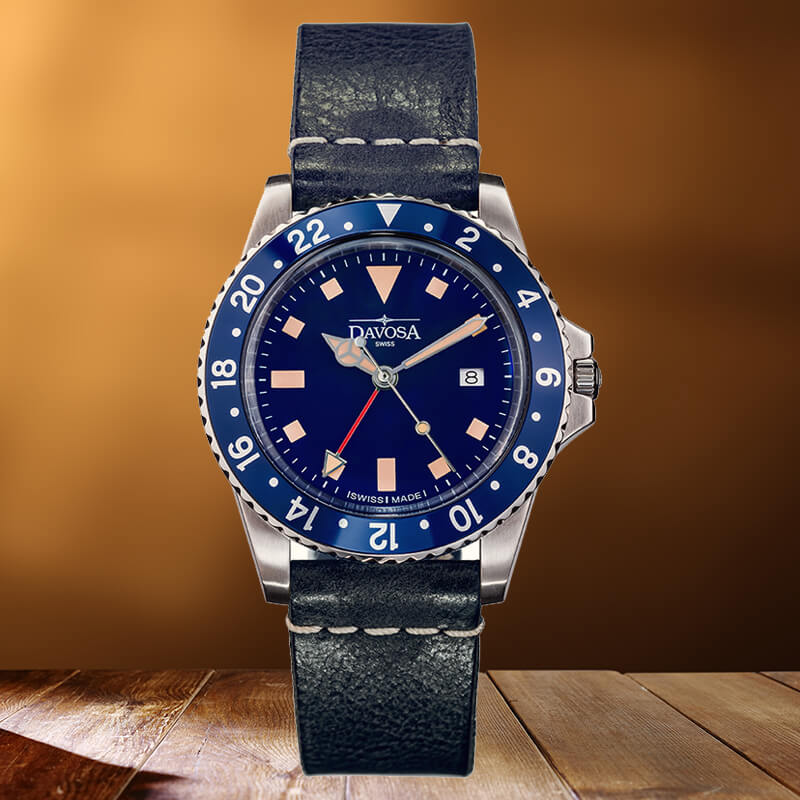 DAVOSA(ダボサ) Vintage Diver(ヴィンテージ ダイバー)/クォーツ/メンズ/腕時計 162.500.45