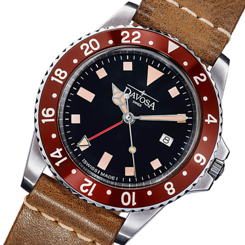 DAVOSA(ダボサ) Vintage Diver(ヴィンテージ ダイバー)/クォーツ/メンズ/腕時計 162.500.65