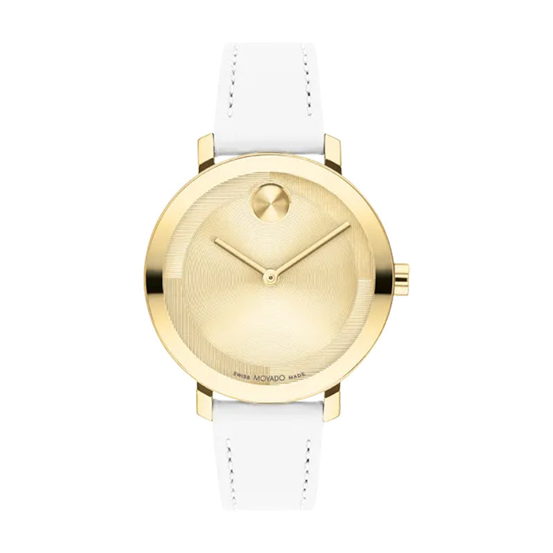 MOVADO BOLD Quartz Women's Watch, Light Gold, B3601158.8202L
