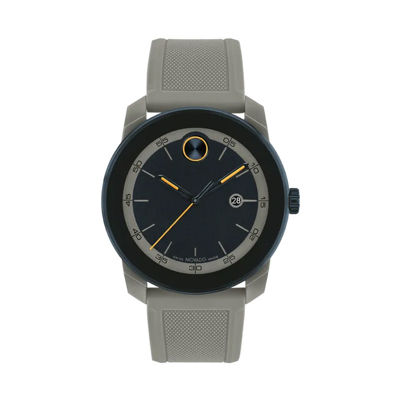 MOVADO BOLD Quartz Watch, Gray, B3601209.8007R
