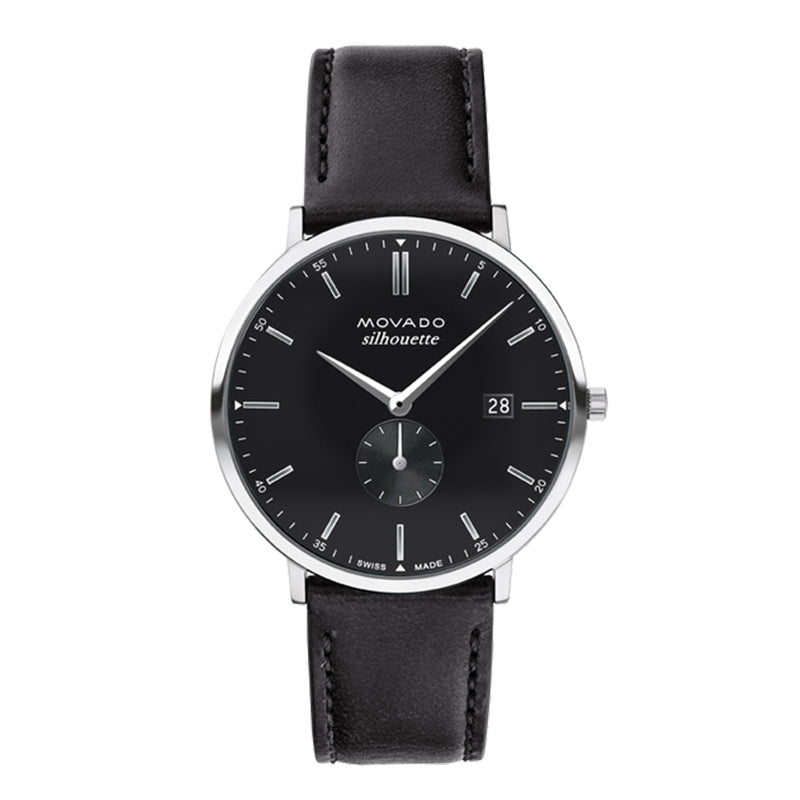 MOVADO(モバード) HERITAGE クォーツ 腕時計 ブラック H3650130.8103L