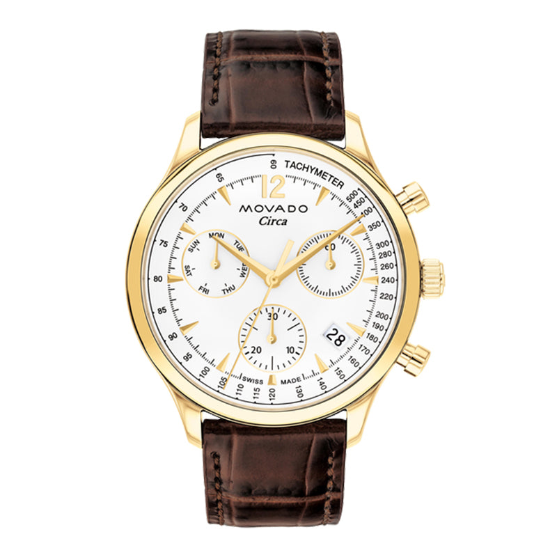 MOVADO HERITAGE Quartz Chronograph Watch H3650164.8201L