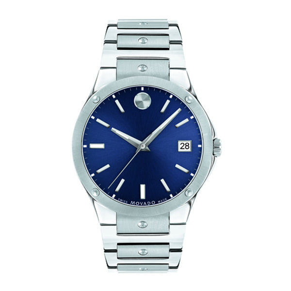 MOVADO(モバード) SE クォーツ 腕時計 ブルー S0607513.8107S