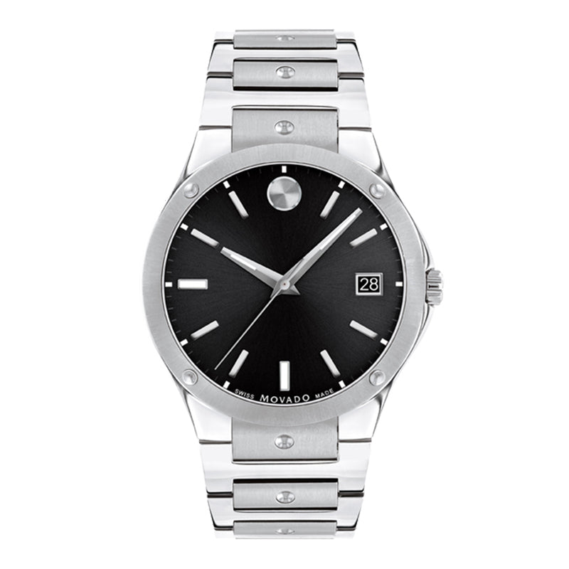 MOVADO(モバード) SE クォーツ 腕時計 ブラック S0607541.8103S – 正美 