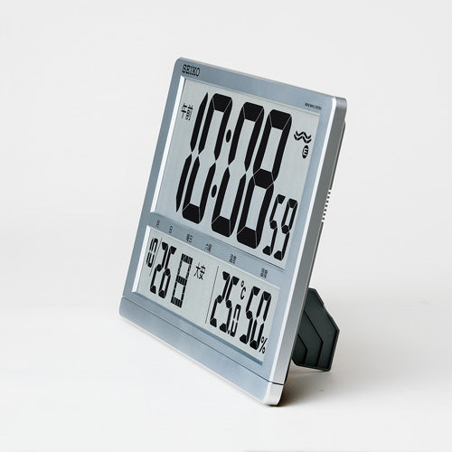 SEIKO Digital Radio-Controlled Wall/Table Clock SQ433S