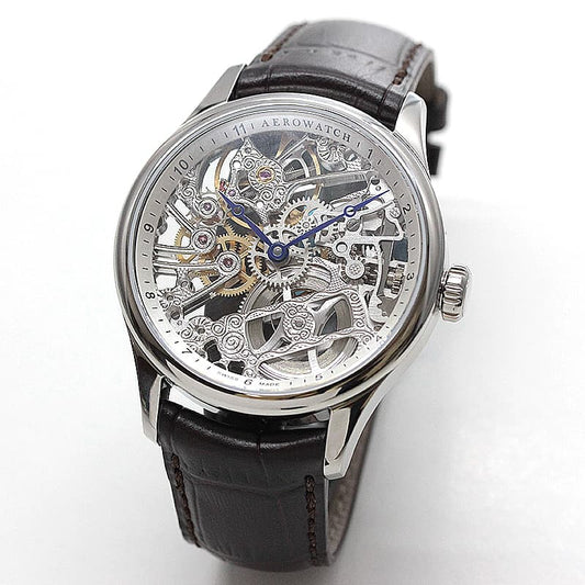 アエロ(AERO) /スケルトン/手巻き式/A50981AA01 ユニタス6497 腕時計