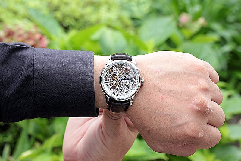 アエロ(AERO) /スケルトン/手巻き式/A50981AA01 ユニタス6497 腕時計