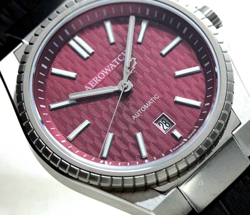 アエロ(AERO) /MILAN スポーツオートマティック/A 60998 AA06 レッドカラー 腕時計