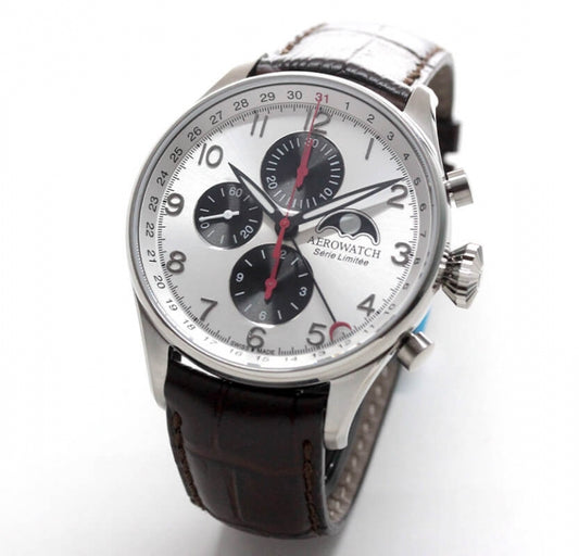 アエロ(AERO) /LES GRANDES CLASSIQUES クロノ ムーンフェイズ リミテッド エディション/A 69989 AA04 腕時計