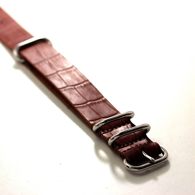 時計 レザーベルト 18mm ライトブラウン
