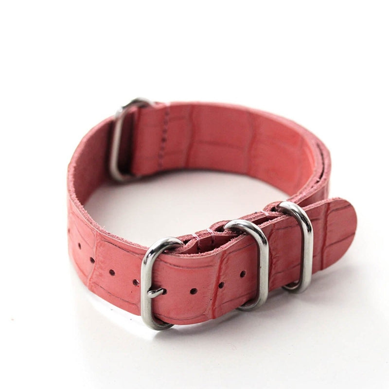 時計 レザーベルト 18mm ピンクカラー