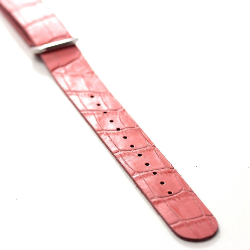 時計 レザーベルト 18mm ピンクカラー
