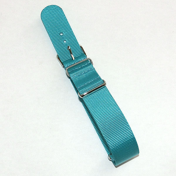 時計ナイロンバンド NATOベルト ライトブルー 22mm幅