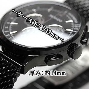 MOVADO(モバード)CIRCA(サーカ)クロノグラフ C89.9128.5040B ブラックPVD/腕時計